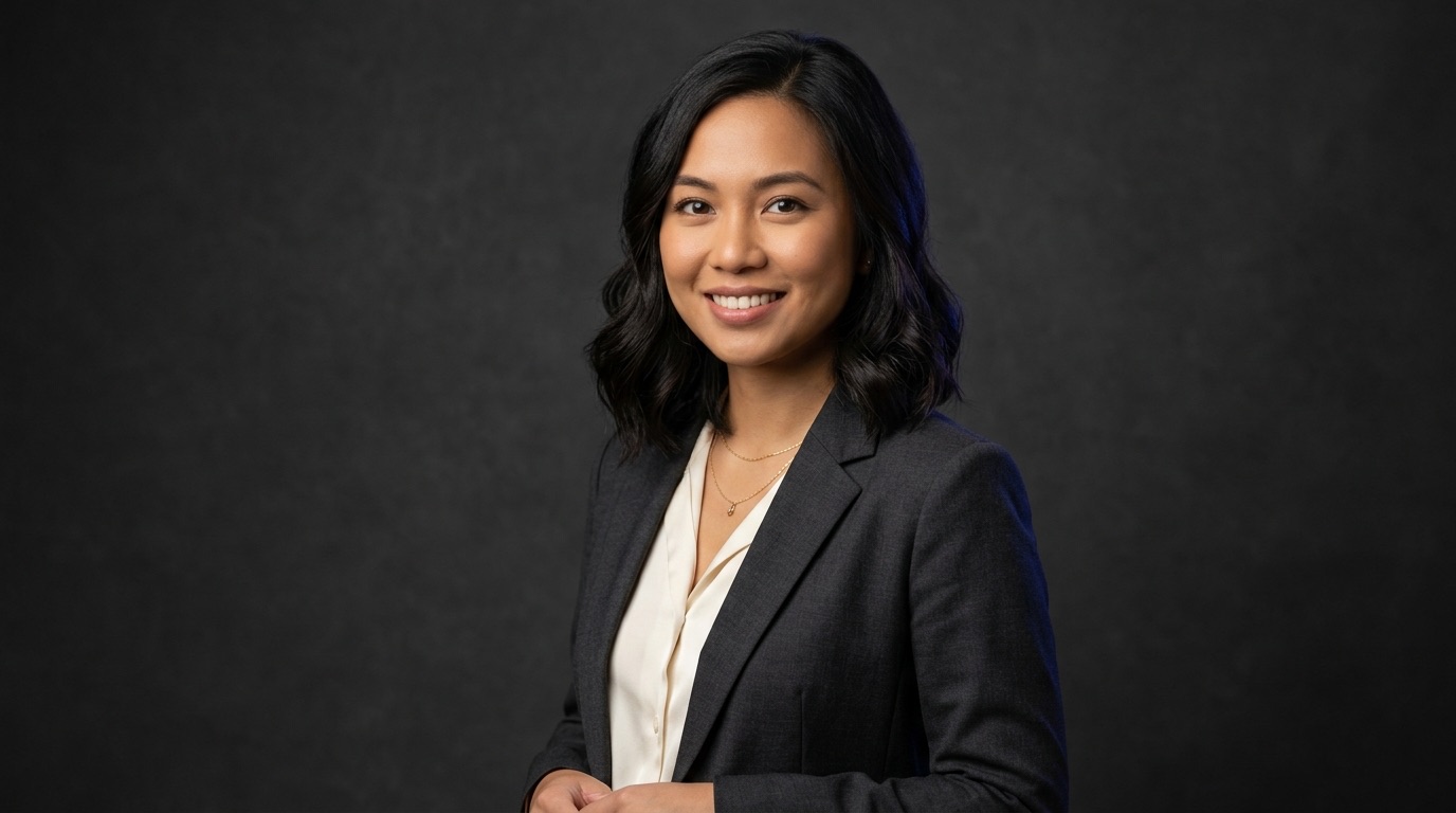 A studio style portrait